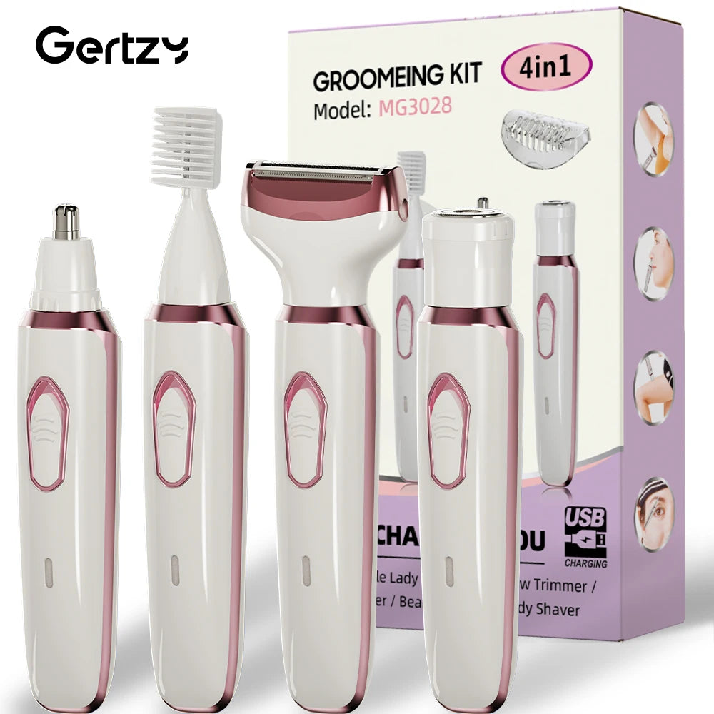 4-in-1 Women's Electric Razor