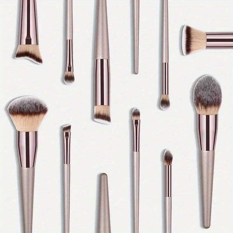 Pro Makeup Brushes โ Face & Eye 10-Pc Set