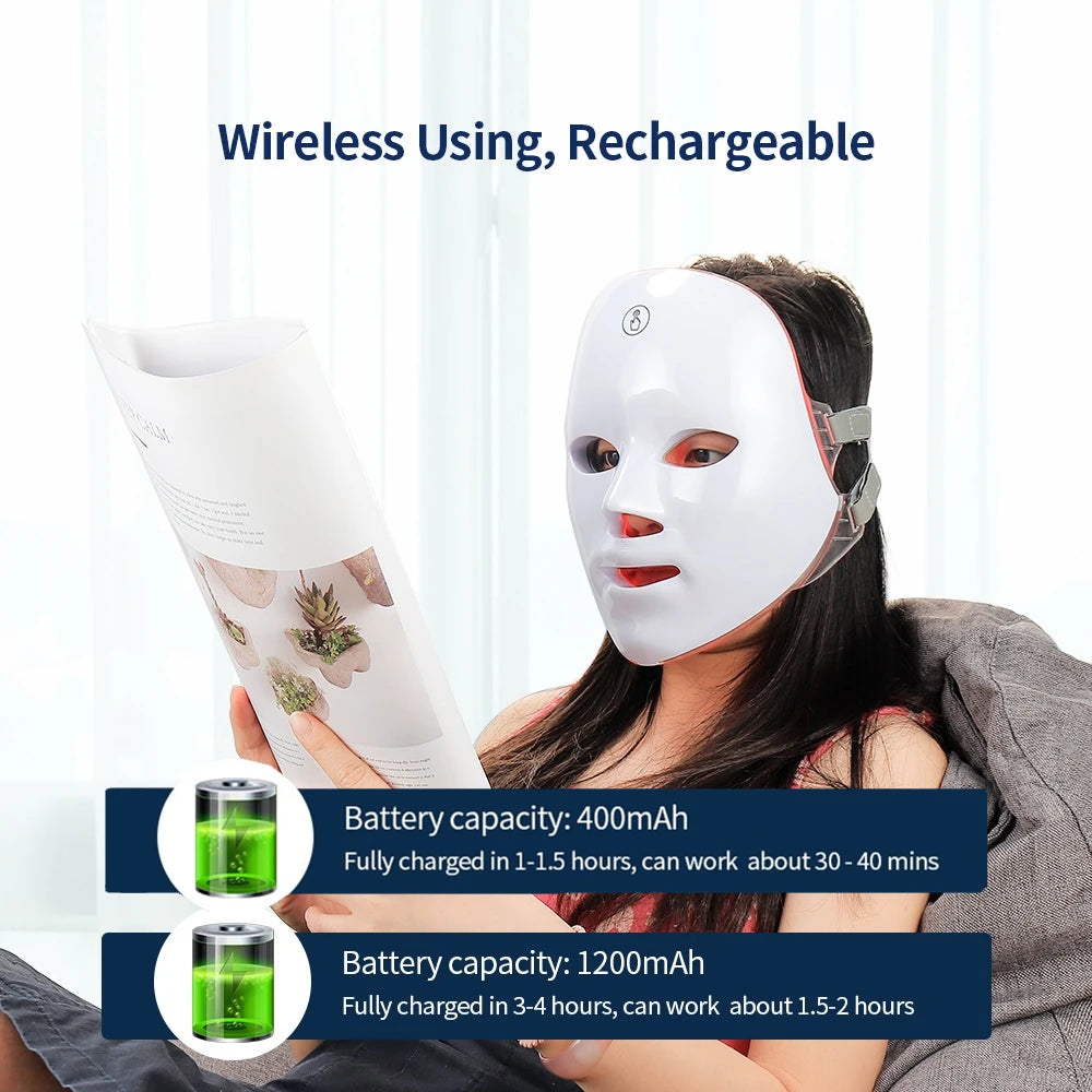 7-Color LED Mask β Beauty Skin Therapy