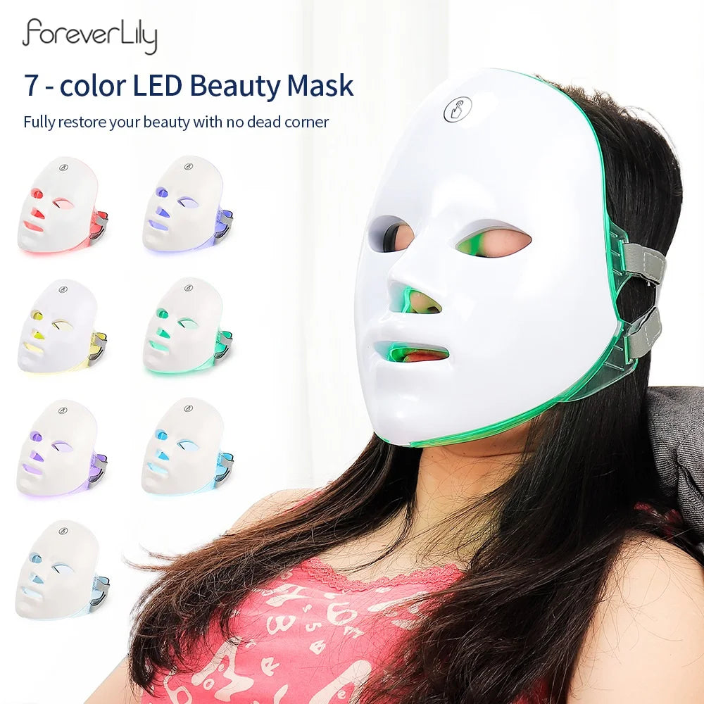 7-Color LED Mask – Beauty Skin Therapy