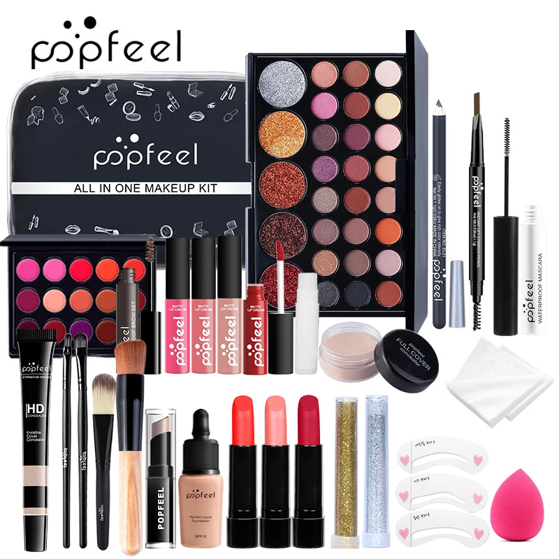 All-in-One Makeup Kit for Women – Full Face Set