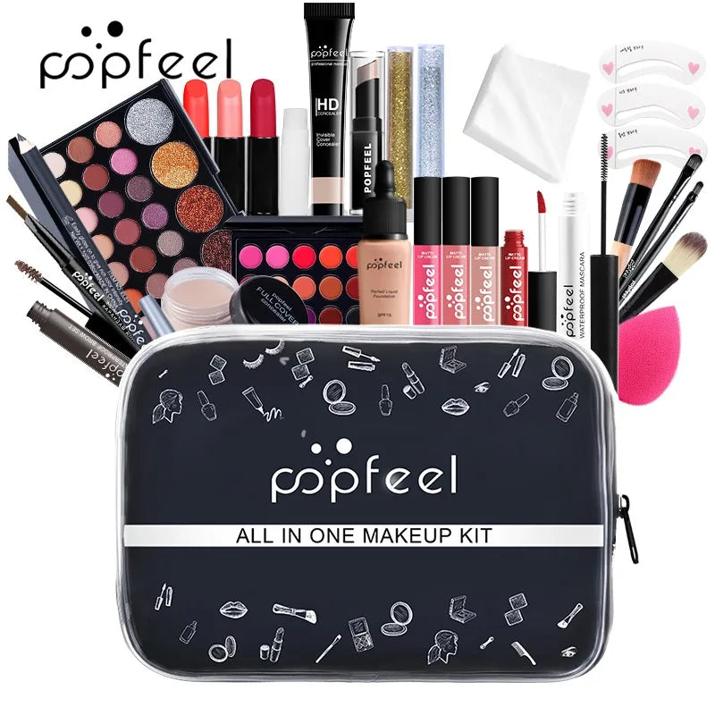 All-in-One Makeup Kit for Women – Full Face Set