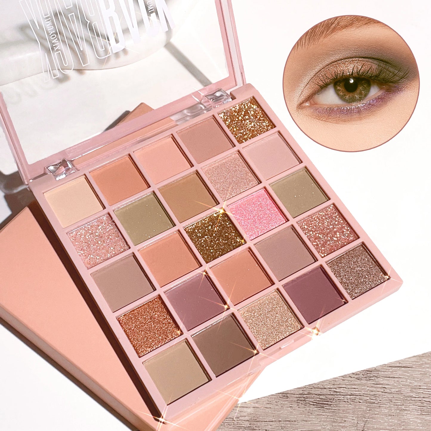 Daily Glam Eyeshadow Palette – 25 Rich Colors