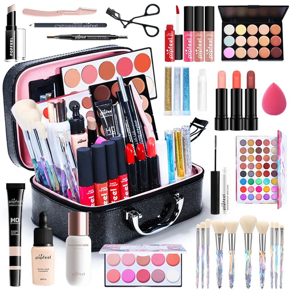 All-in-One Makeup Kit for Women – Full Face Set