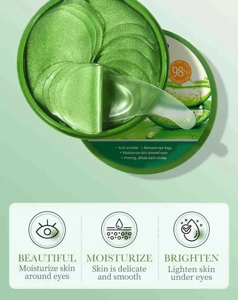 Anti-Wrinkle Eye Masks with Aloe Vera