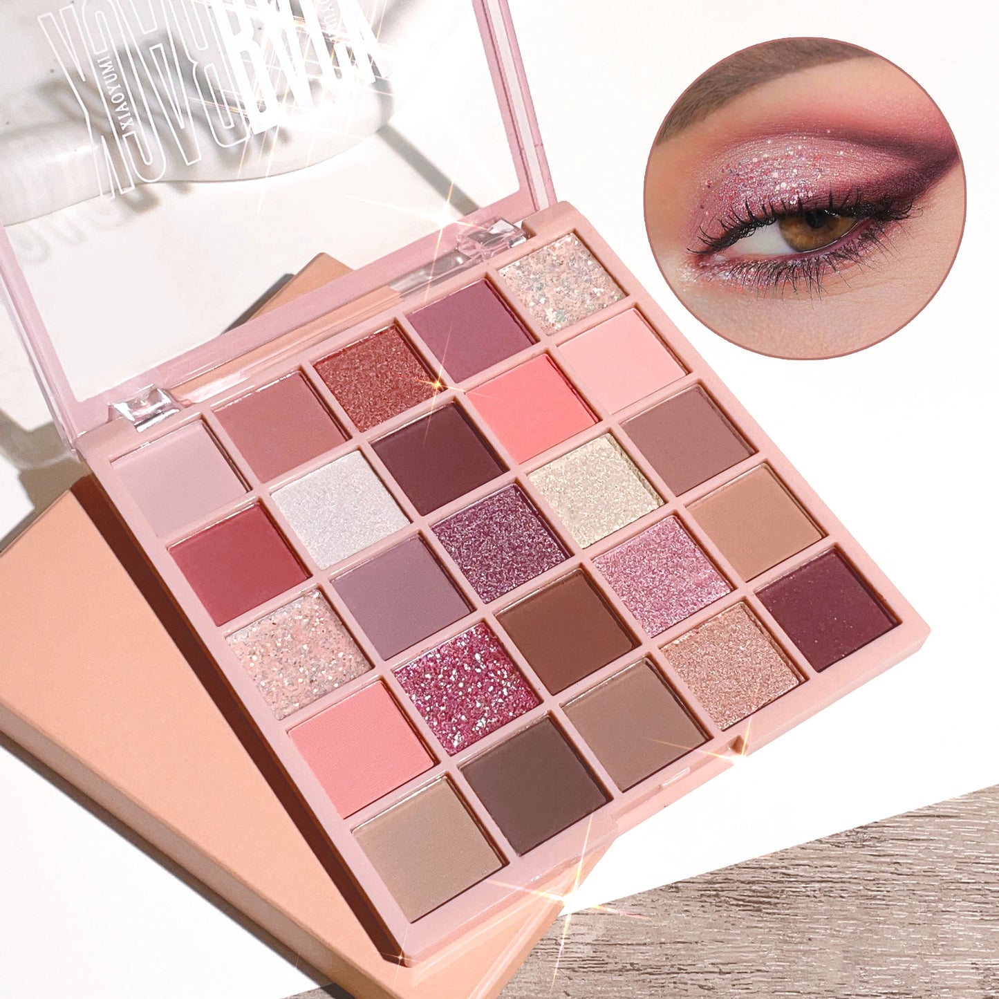 Daily Glam Eyeshadow Palette – 25 Rich Colors