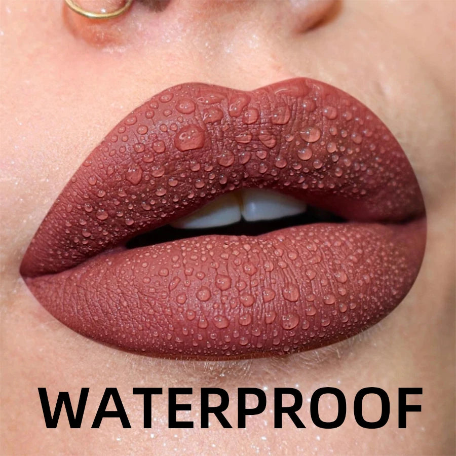 Matte Velvet Lip Waterproof Shades for Bold