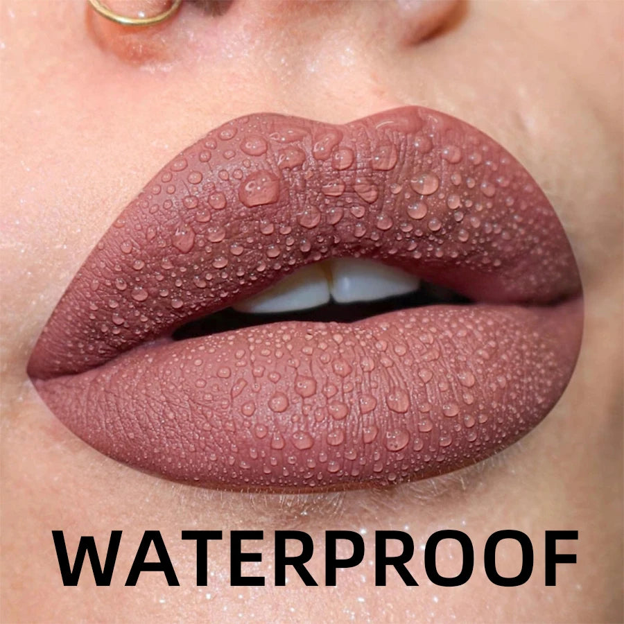 Matte Velvet Lip Waterproof Shades for Bold