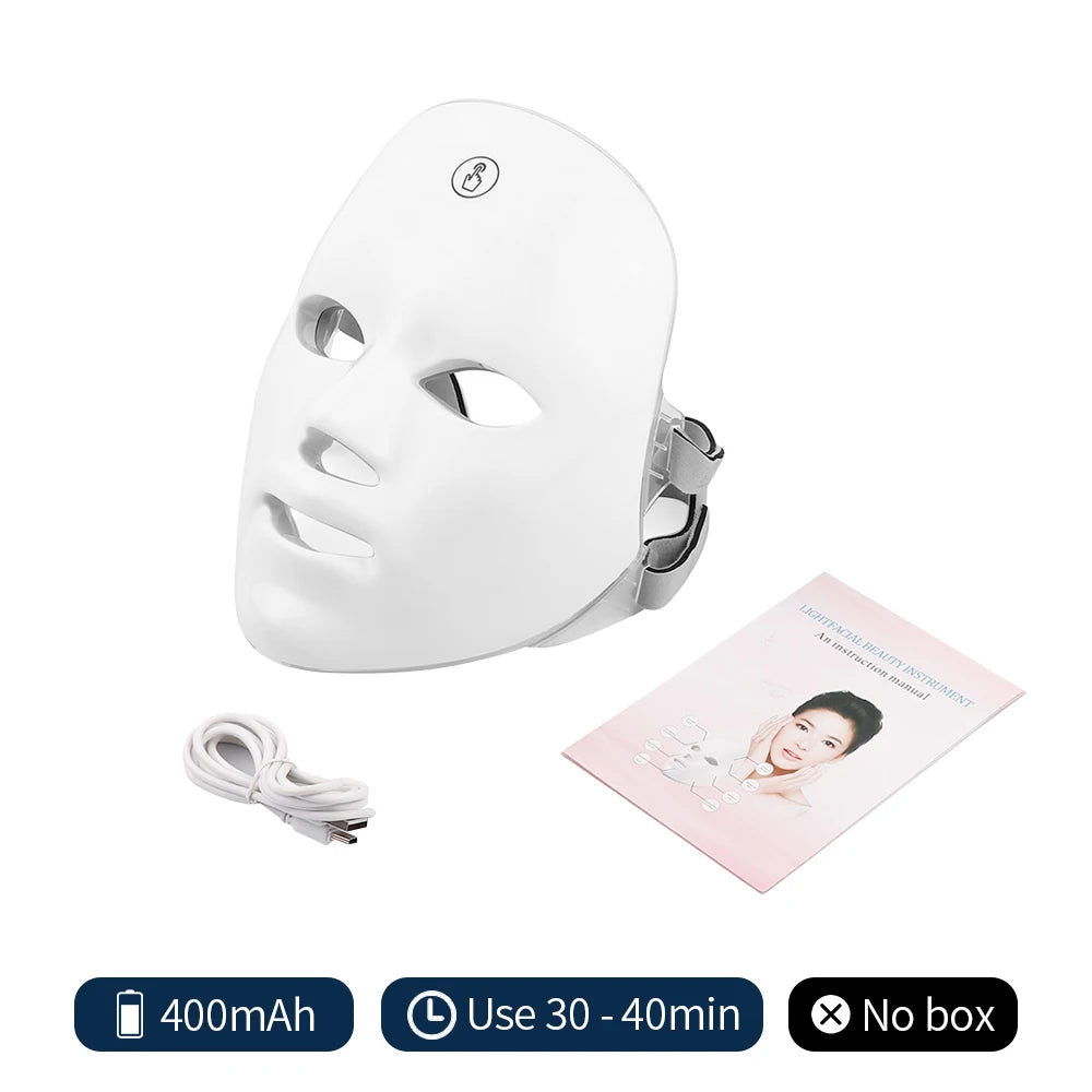 7-Color LED Mask – Beauty Skin Therapy