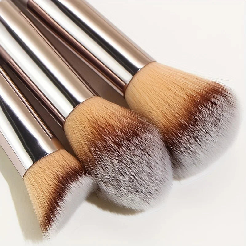 Pro Makeup Brushes – Face & Eye 10-Pc Set