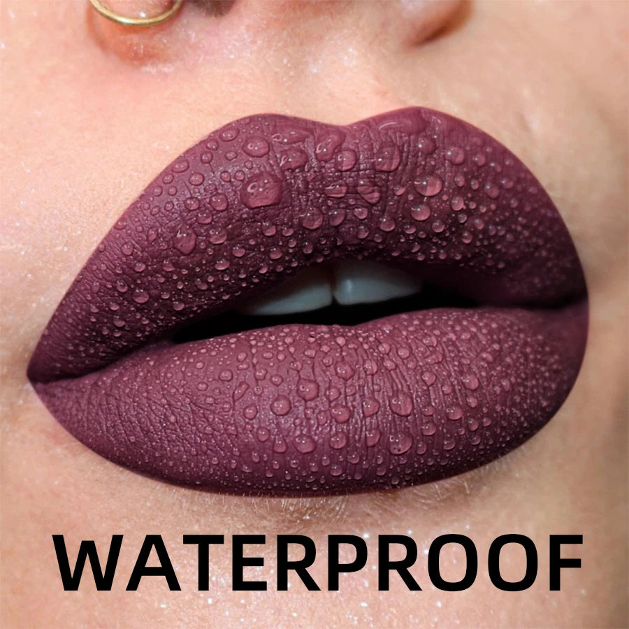 Matte Velvet Lip Waterproof Shades for Bold