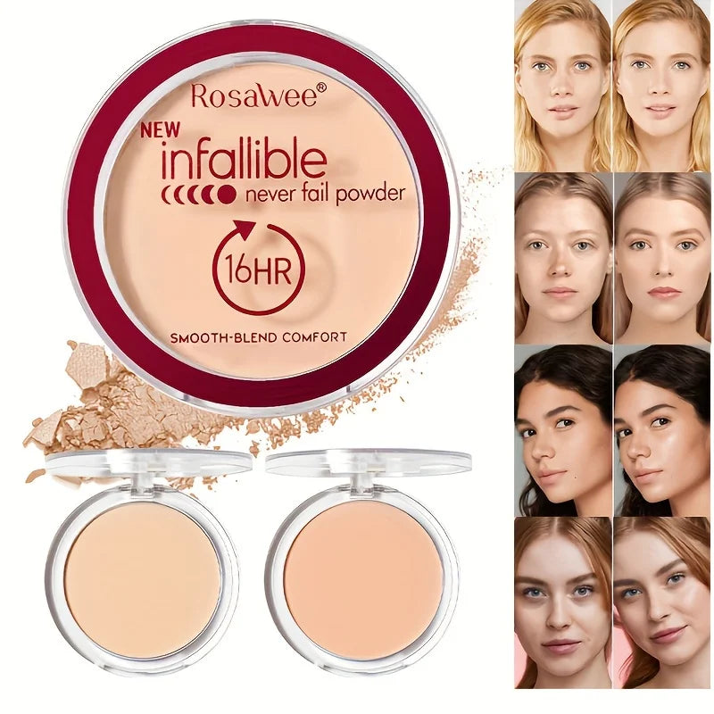 Matte Pressed Powder – Full Coverage, Oil Control