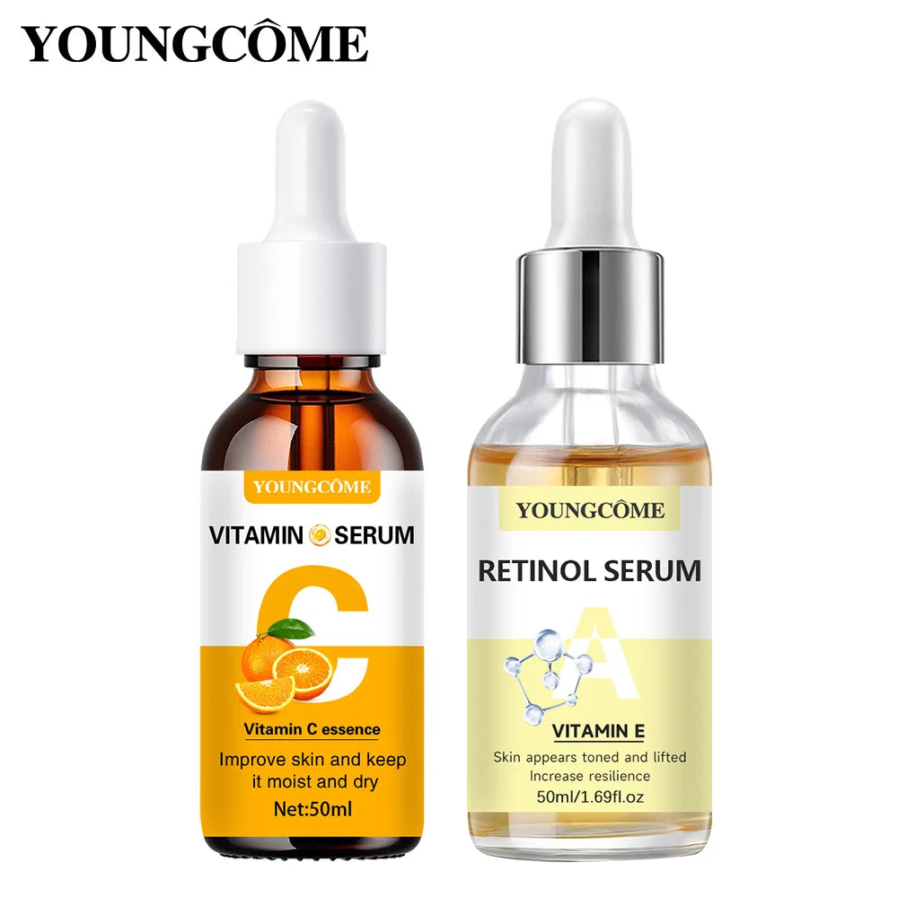 Vitamin C & Retinol Serum Duo – Hydrate & Smooth Skin