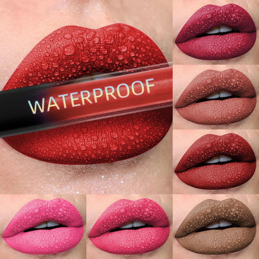 Matte Velvet Lip Waterproof Shades for Bold