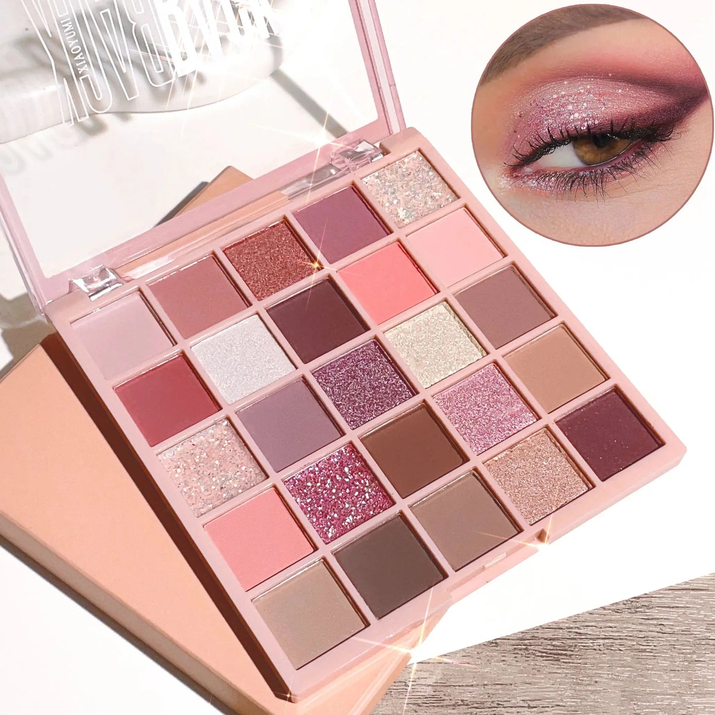 Daily Glam Eyeshadow Palette – 25 Rich Colors