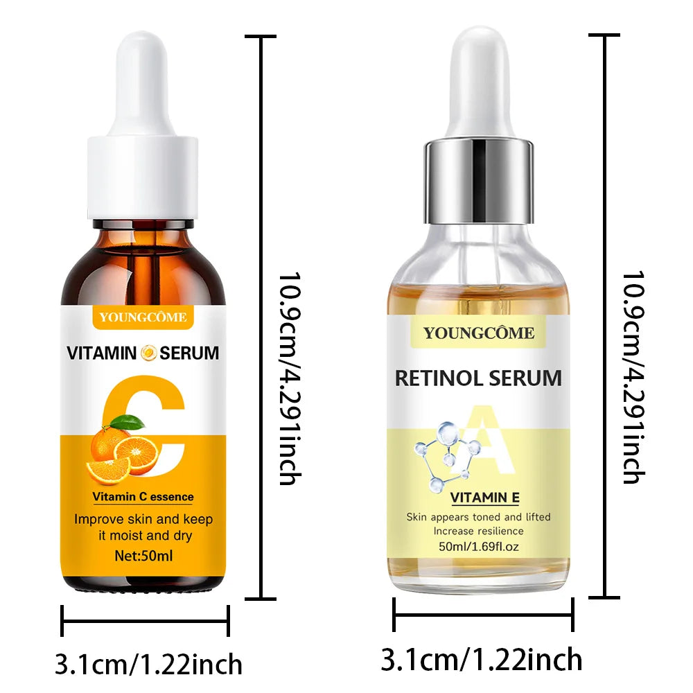 Vitamin C & Retinol Serum Duo – Hydrate & Smooth Skin